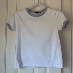 Brandy Melville Blue Outline Tshirt